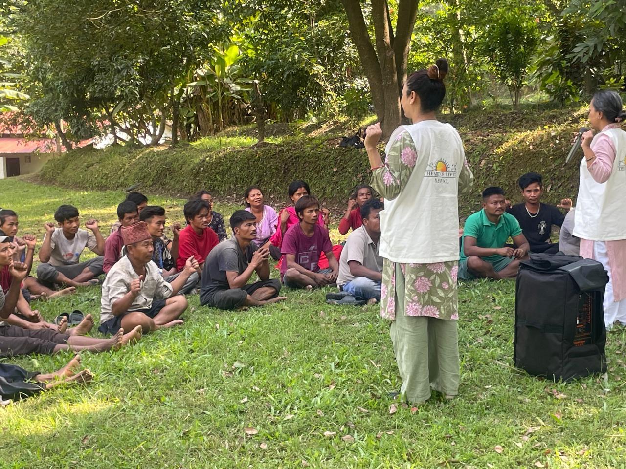 Distribution of Daily used essentials to flood victims of  Dhading Benighat Community. Dhading.